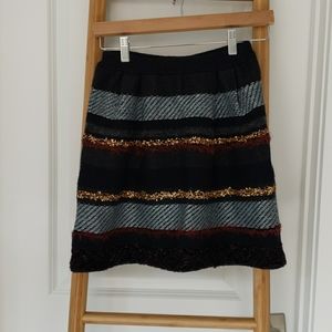Merino wool skirt